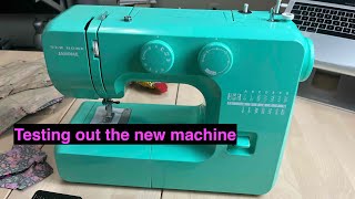 Slow Sewing Sundays ep 20  Testing the Janome New Home sewing machine [upl. by Atinehs]