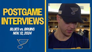 Nov 12 Postgame Interviews [upl. by Amsirak452]