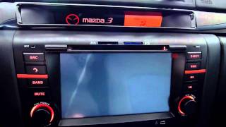 Mazda 3 GPS navigation [upl. by Ehcrop]