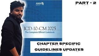 ICD 10 cm Updates 2025  chapter Specific Guidelines Update 2025 medicalcoding icd cpc ytshorts [upl. by Munson]