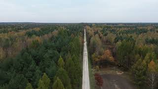 Sierakowice Polska Ścieżka rowerowa widok z drona Rudy Poland Drone Bike path 2024 DJI Mini 3 [upl. by Kolva]