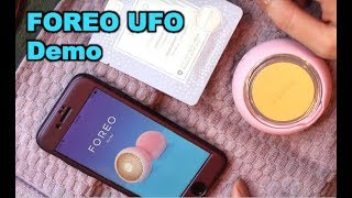 Foreo UFO Demo amp Tricks Use it without the masks [upl. by Nnylsia]