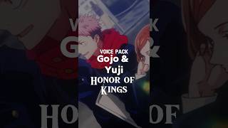 Voice Pack JJK Honor of kings fyp fypage hok honorofkings gojo yuji HOKxJJK hokstudio [upl. by Weissmann611]