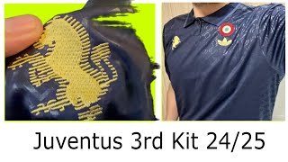 Unboxing of Juventus 3rd kit 2425  Adidas [upl. by Niledam]