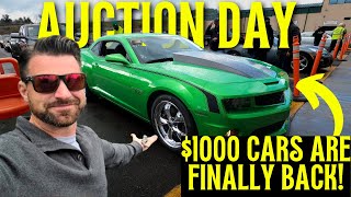 Can we buy a Clean Driveable car for 1000 at a Dealer Auction   Flying Wheels [upl. by Mogerly]