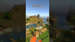 3 seed village biome plains di minecraft minecraft minecraftvillageseed shorts [upl. by Dona]