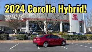 2024 Toyota Corolla Hybrid LE  fantastic MPG [upl. by Haeel]