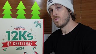 Run Disney Virtual 12Ks of Christmas Challenge 2024 Unboxing [upl. by Favien]