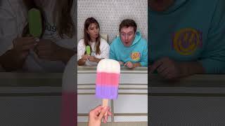 Choose green ice cream challenge 😂 Why did he replace real ice cream shorts Best video by Hmelkofm [upl. by Iamhaj778]