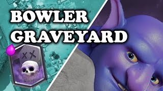 Clash Royale  Bowler Graveyard Deck  New Meta [upl. by Aohk]