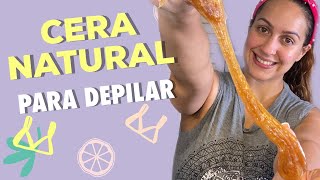 CERA NATURAL PARA DEPILAR  AXILAS  ENTREPIERNAS  ZONA INTIMA Remedios caseros para depilarse [upl. by Yortal]