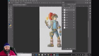 Export a Sketchable Drawing as PSD 2edit in Photoshop [upl. by Eerrahs]