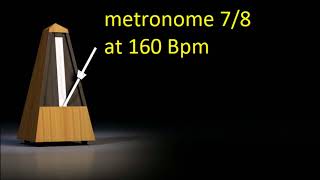 Metronome 78 at 160 Bpm [upl. by Shyamal183]