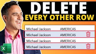 How to Delete Rows or Every Other Row in Excel [upl. by Gilud]