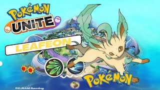 Leafeon on 5 Vs 5 Solo Challenge Epic Gameplay in Pokemon Unite [upl. by Baggett]