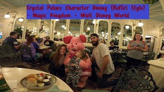 Crystal Palace Character Dining Buffet Style  Magic Kingdom  Walt Disney World January 7th 2023 [upl. by Ambie]