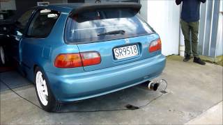 EG5 B16A VTEC on Dyno [upl. by Xymenes]