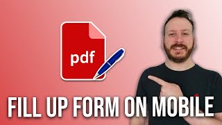 How To Fill Up Form On PDF On Mobile [upl. by Maurilia186]