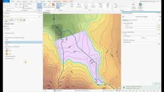 Estimating pond storage volumes using contours [upl. by Hauge]