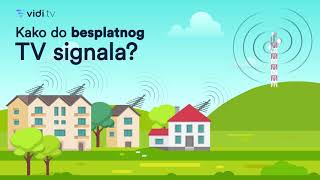 Kako do besplatnog TV signala  VidiTV [upl. by Handbook]