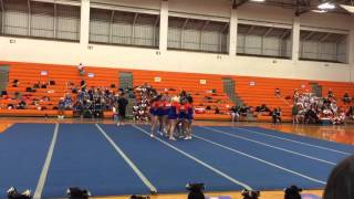 Kalaheo high school Varsity cheerleaders easterns 2015 [upl. by Nnaylloh]