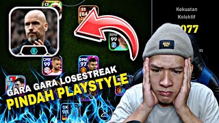 GARA GARA LOSE STREAK GW PINDAH PLAYSTYLE JADI SERANGAN BALIK eFootball 2024 Mobile [upl. by Zeba]