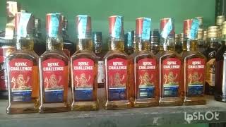 Royal challenge Whisky180mlnew price 220Alcohol 428West Bangal india 2024 [upl. by Esli638]