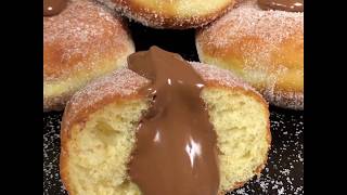 Bomboloni alla Nutella ricetta facile by AlTa Cucina [upl. by Quackenbush]