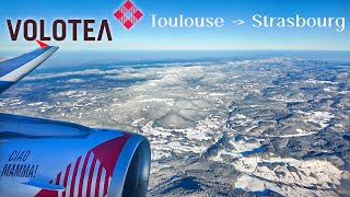 VOLOTEA  AIRBUS A320  Flight report from Toulouse to Strasbourg 2023 [upl. by Bradstreet937]