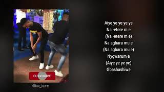 Larry gaaga egedege music video lyrics ft Phyno Flavor Theresa Onuoralyricsdejoetv5810 [upl. by Iruy]