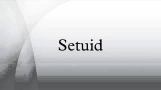 Setuid [upl. by Vtehsta]