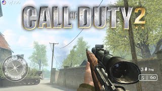 Call of Duty 2 Xbox Multiplayer Gameplay No Commentary [upl. by Attolrahc]