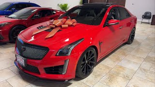 2019 Cadillac CTSV Base  MotorWalk Detailed Review with Exhaust Sound [upl. by Ahsined]