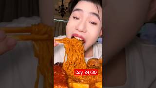 RAMEN CHALLENGE 🍜😋 Day 2430 shorts ramen noodles challengeyoutubeshorts viralvideotrending [upl. by Elladine528]