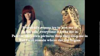 Nicki Minaj Ft Rihanna Fly lyrics [upl. by Constance]