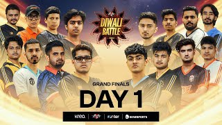 Day 1 Upthrust Esports Diwali Battle 2023 BGMI  LAN Finals  Ft Soul GodLike XSpark RNT etc [upl. by Vieva]