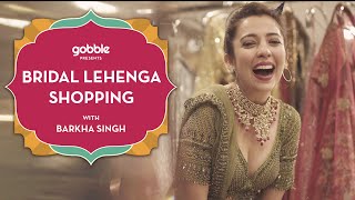 Lehenga Shopping For Team Bride With BarkhaSingh  Shaadi Shopping  Chandni Chowk Bazaar Travels [upl. by Benni324]