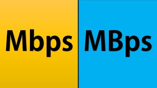 Mbps vs MBps  Explained [upl. by Dnomrej]