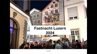 Luzerner Fasnacht 2024  Eindrücke in 90 Sekunden [upl. by Foote]