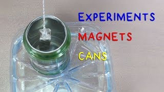 Magnetism Experiments with Magnets Aluminum cans and More [upl. by Namrej]