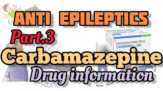 Carbamazepine drug info  anti epileptic part3 [upl. by Cully]