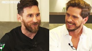 Lio Messi mano a mano con el Pollo Vignolo mirá la entrevista completa [upl. by Ased]