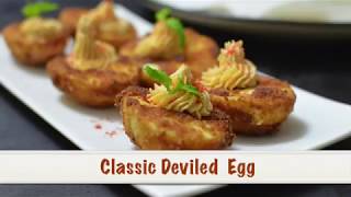 Classic Deviled Egg Deviled egg recipe A Bite More [upl. by Suruat]