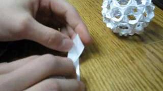 How to make the Origami Buckyball [upl. by Romilly465]