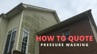 How To Bid Pressure Washing Jobs for Residential [upl. by Ylicis]