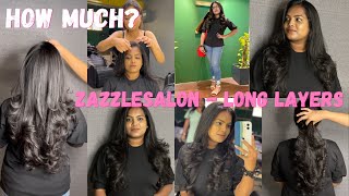 Zazzle Salon Haircut Review  zazzlesalons 🤍💯  Nungambakkam [upl. by Pulchi]