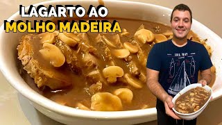 COMO FAZER LAGARTO AO MOLHO MADEIRA  RECEITA FÁCIL E RÁPIDA [upl. by Setarcos]