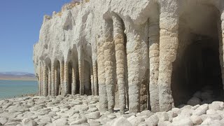 These Incredible Rock Formations Are Totally Natural The Crowley Lake Columns  UNPAVED Quick Look [upl. by Maudie]