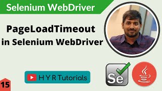 PageLoadTimeOut in Selenium WebDriver  Selenium Tutorial [upl. by Annoyed]