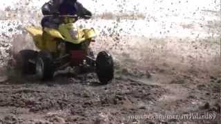 9 Wet Snow  Suzuki LTZ 400 Winter ATV Zima Śnieg Quad Quadsport Z400 [upl. by Lacsap116]